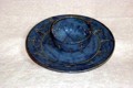 Cobalt Plate & Bowl